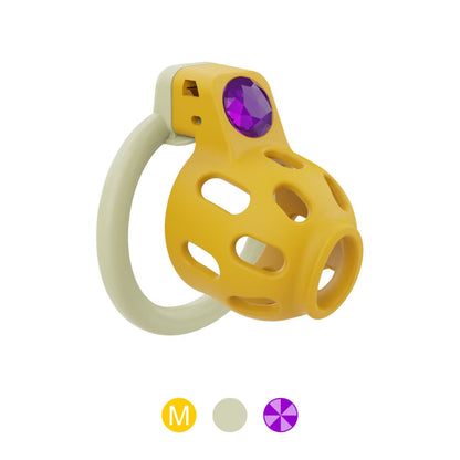 Gem-Embellished Chastity Device