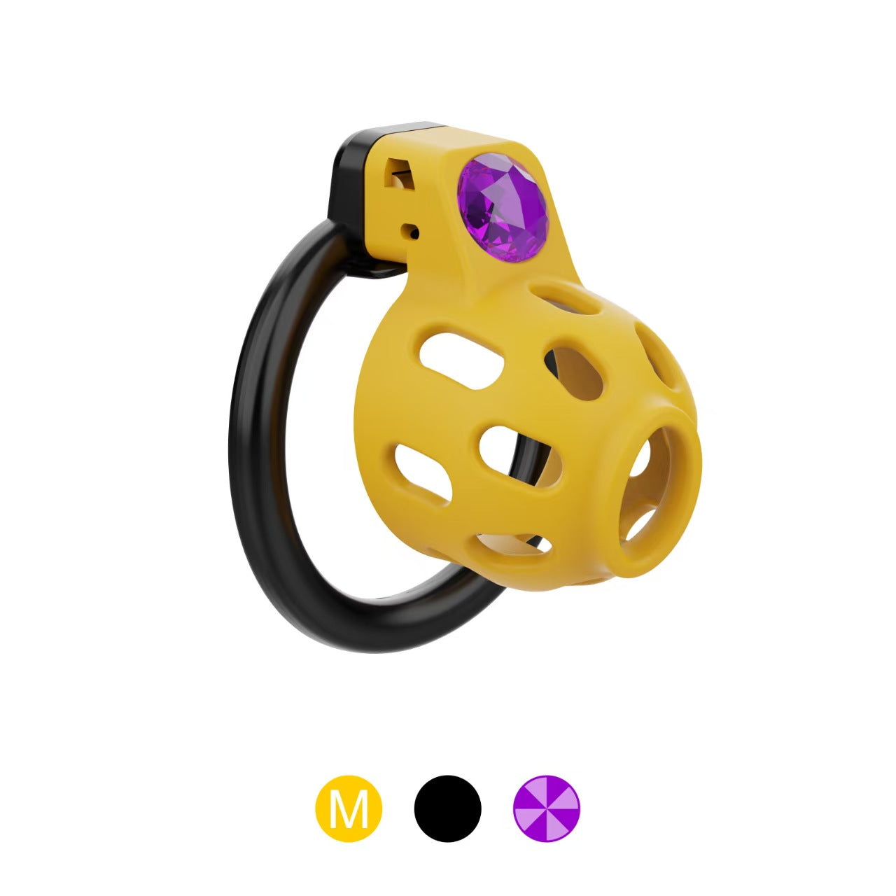 Gem-Embellished Chastity Device