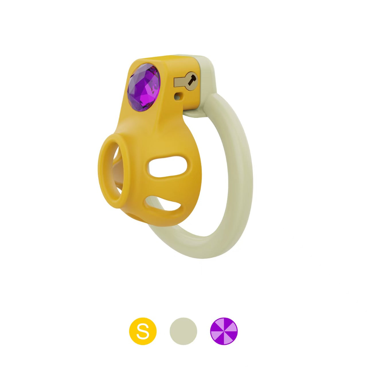 Gem-Embellished Chastity Device