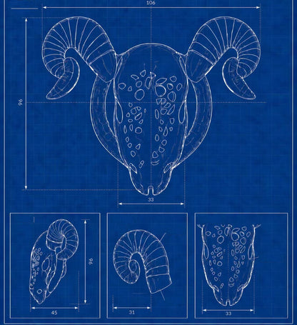 Goat Chastity Cage with Detachable Horns