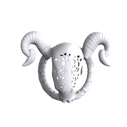 Goat Chastity Cage with Detachable Horns