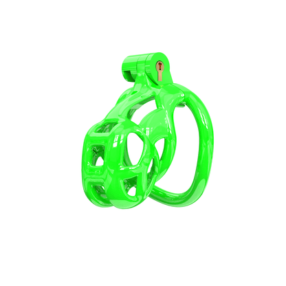 Nano Green Cobra Male Chastity Cage