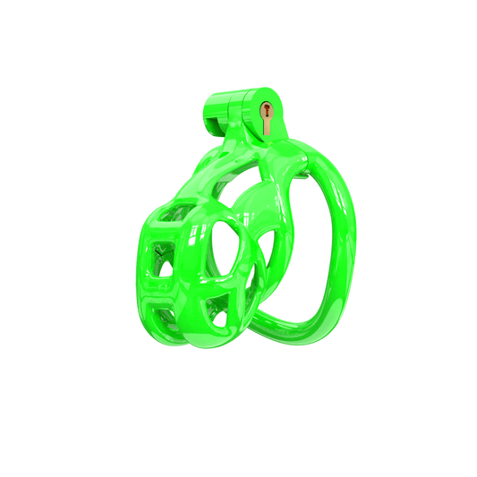 Nano Green Cobra Male Chastity Cage