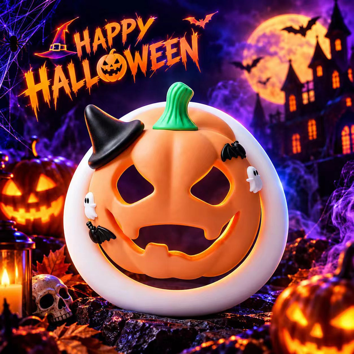 Halloween Pumpkin Chastity Cage