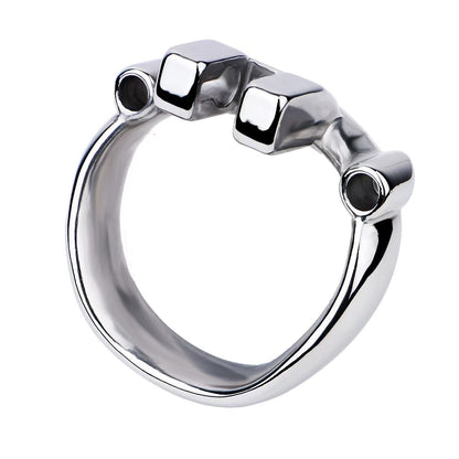Heavy Duty Flat Chastity Cage- ring