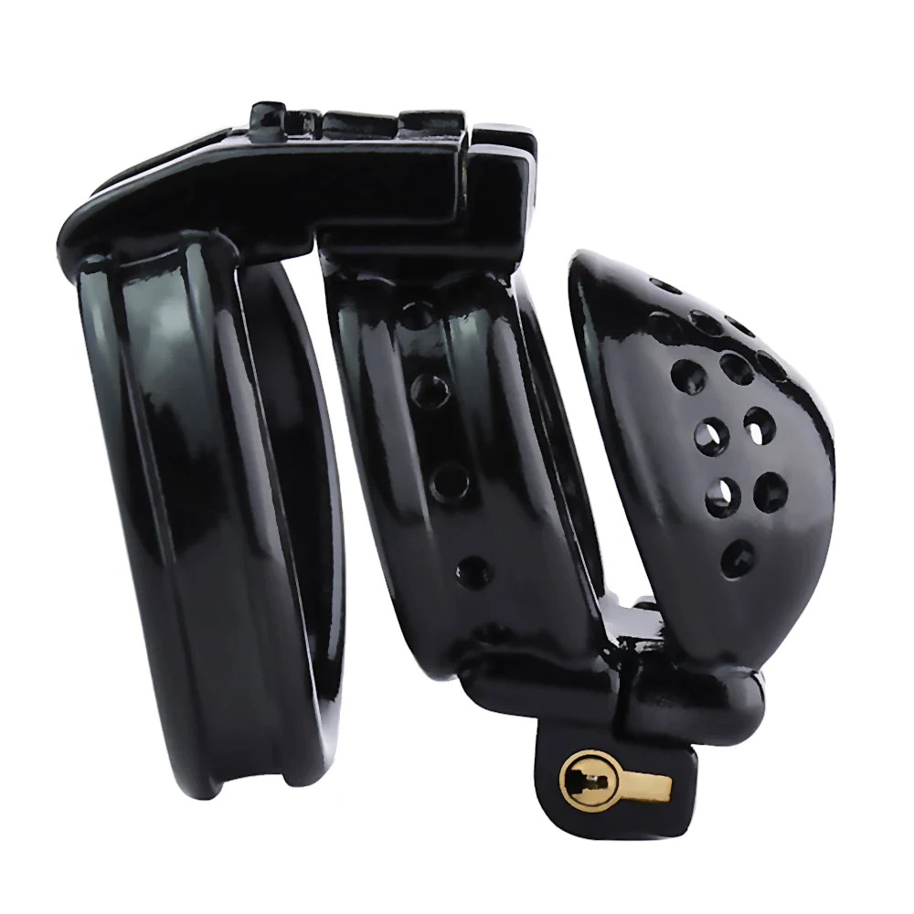 Breathable Plastic Chastity Cage With Dual Locks Chastitybelt breathable-plastic-chastity-cage-with-dual-locks-chastitybelt