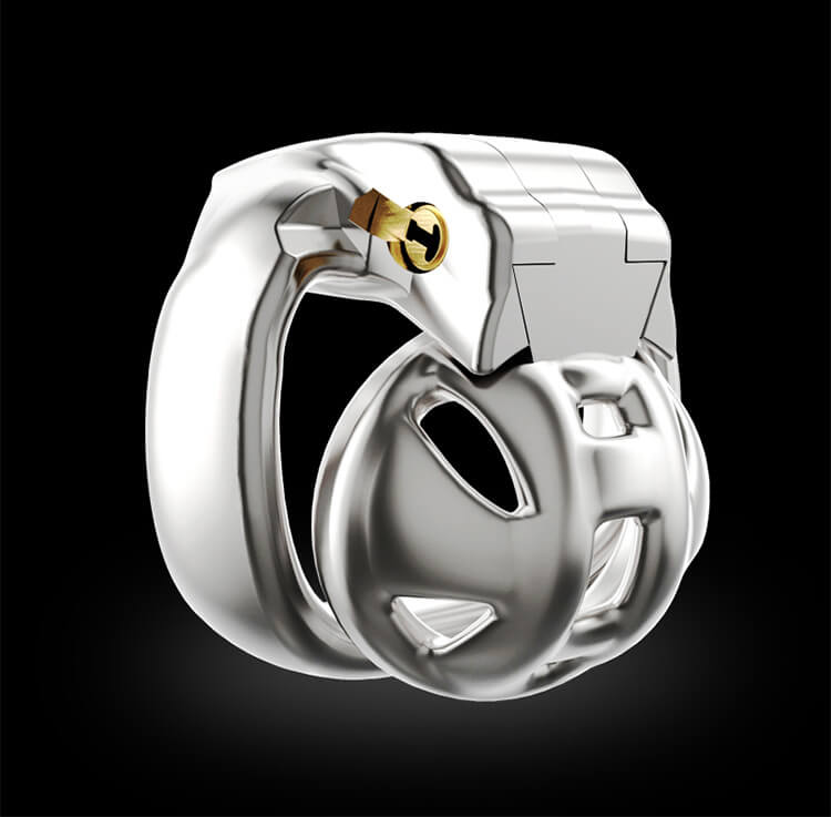 Cage de chasteté en acier inoxydable HT-v4 Nub