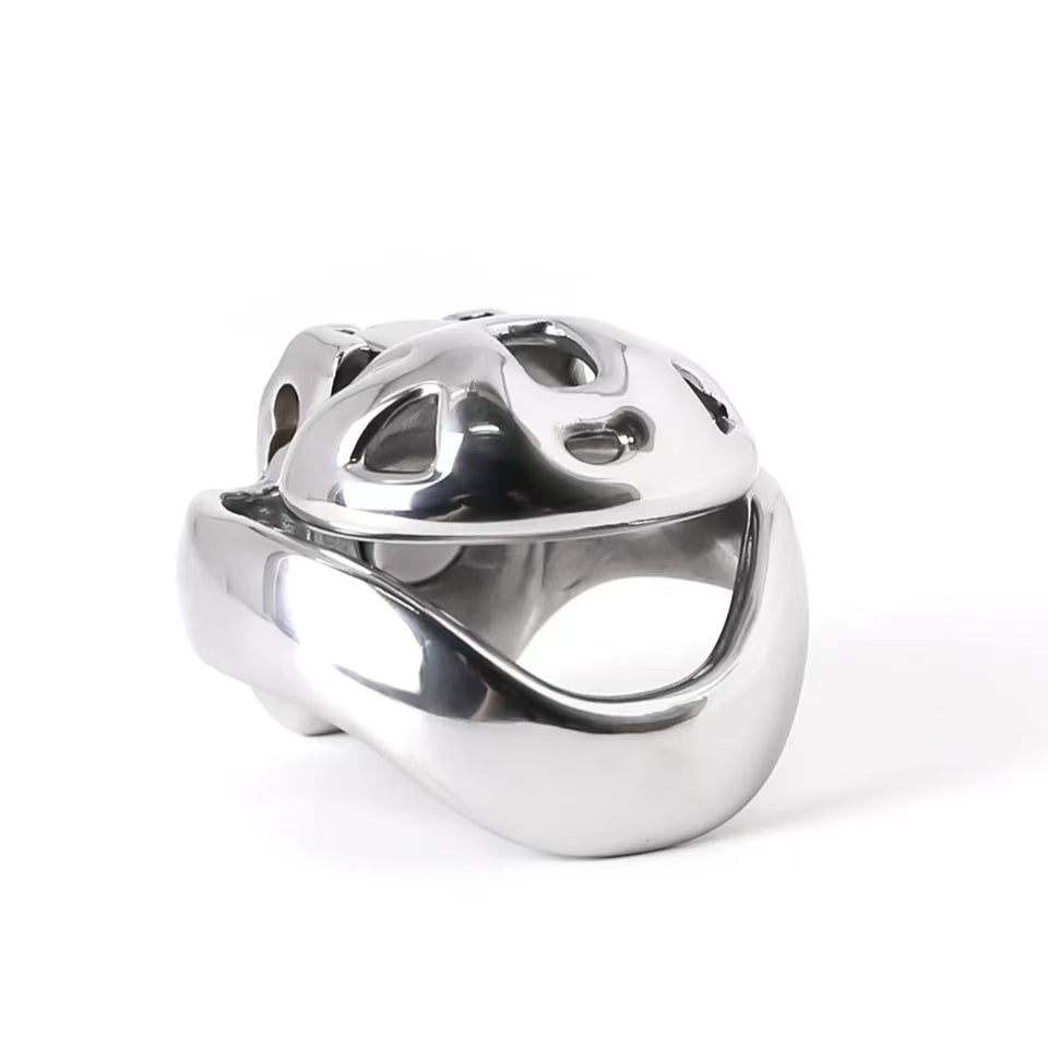 Cage de chasteté en acier inoxydable HT-v4 Nub