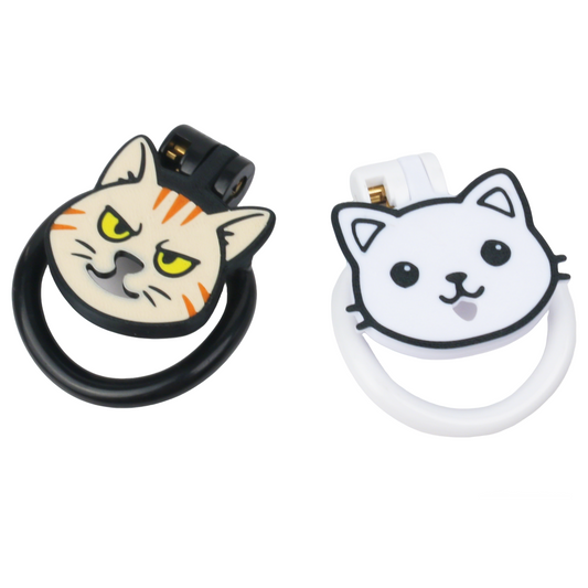 Kitten-Themed Flat Chastity Device