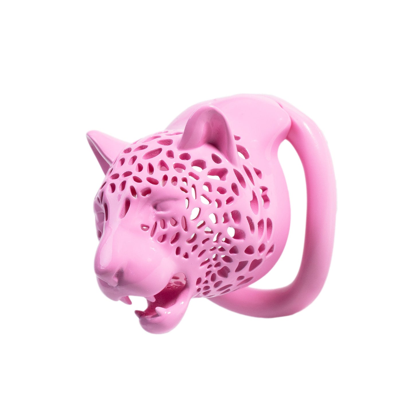 Leopard Head Male Chastity Device