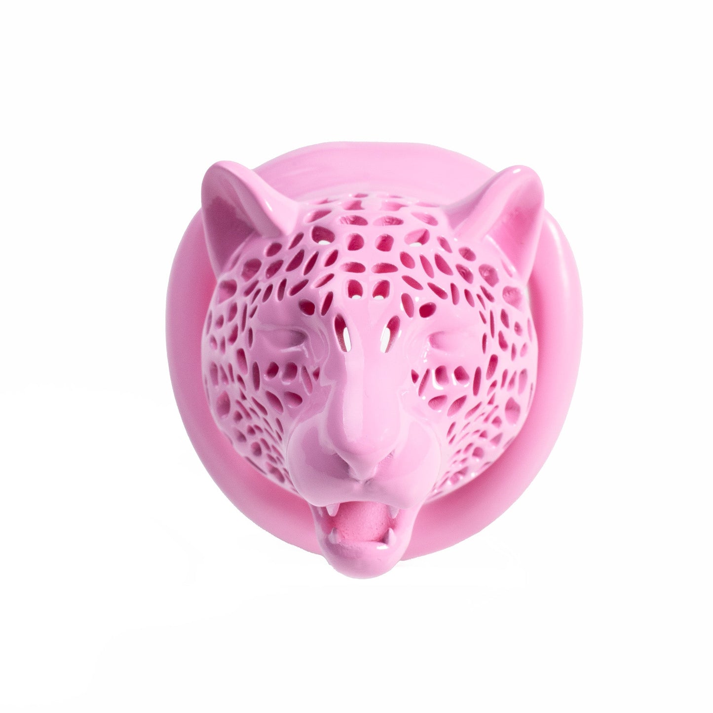 Leopard Head Male Chastity Device