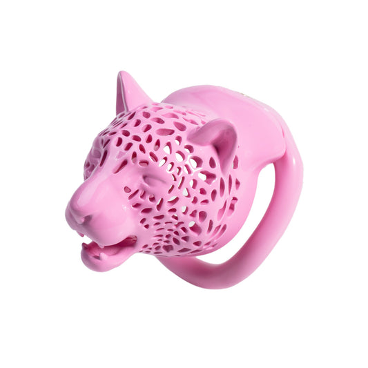 Leopard Head Male Chastity Device