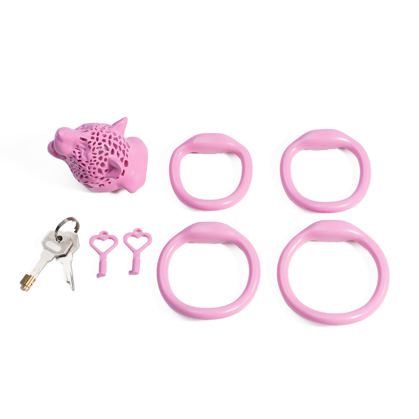Leopard Head Male Chastity Device