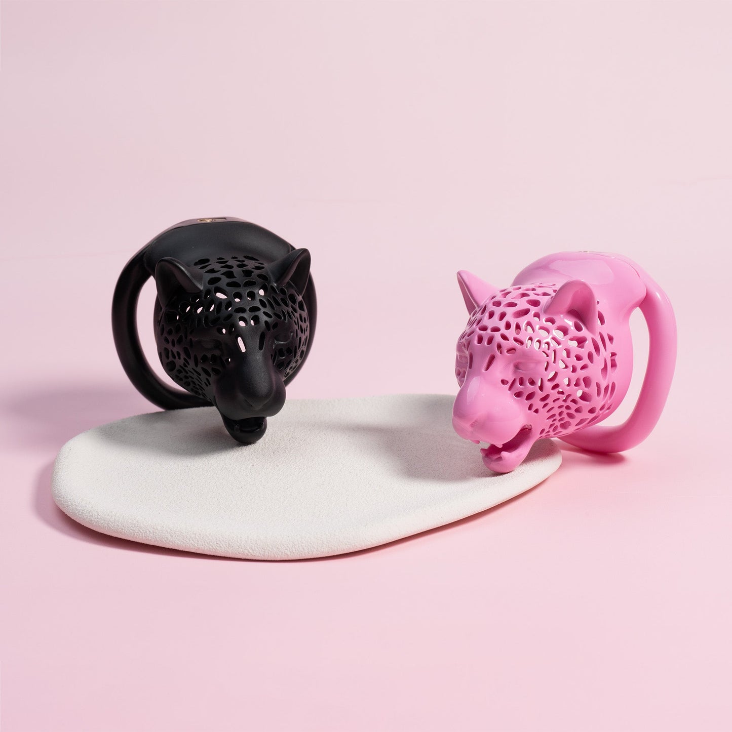 Leopard Head Male Chastity Device