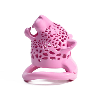 Leopard Head Male Chastity Device