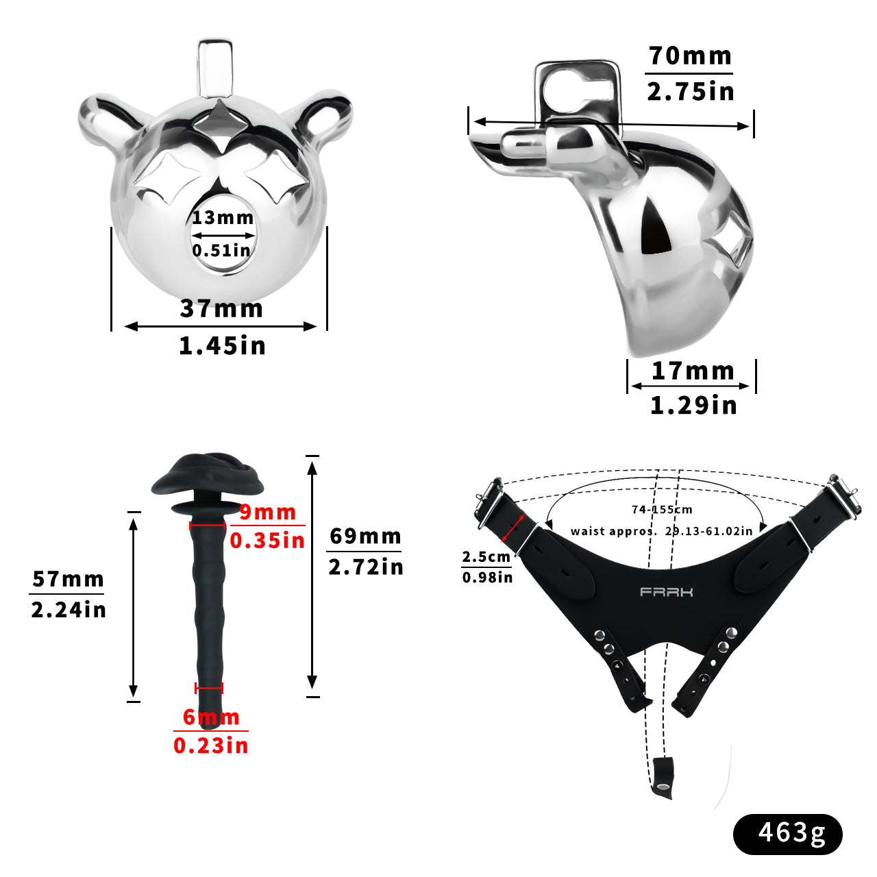 Meteor Chastity Lock - 12