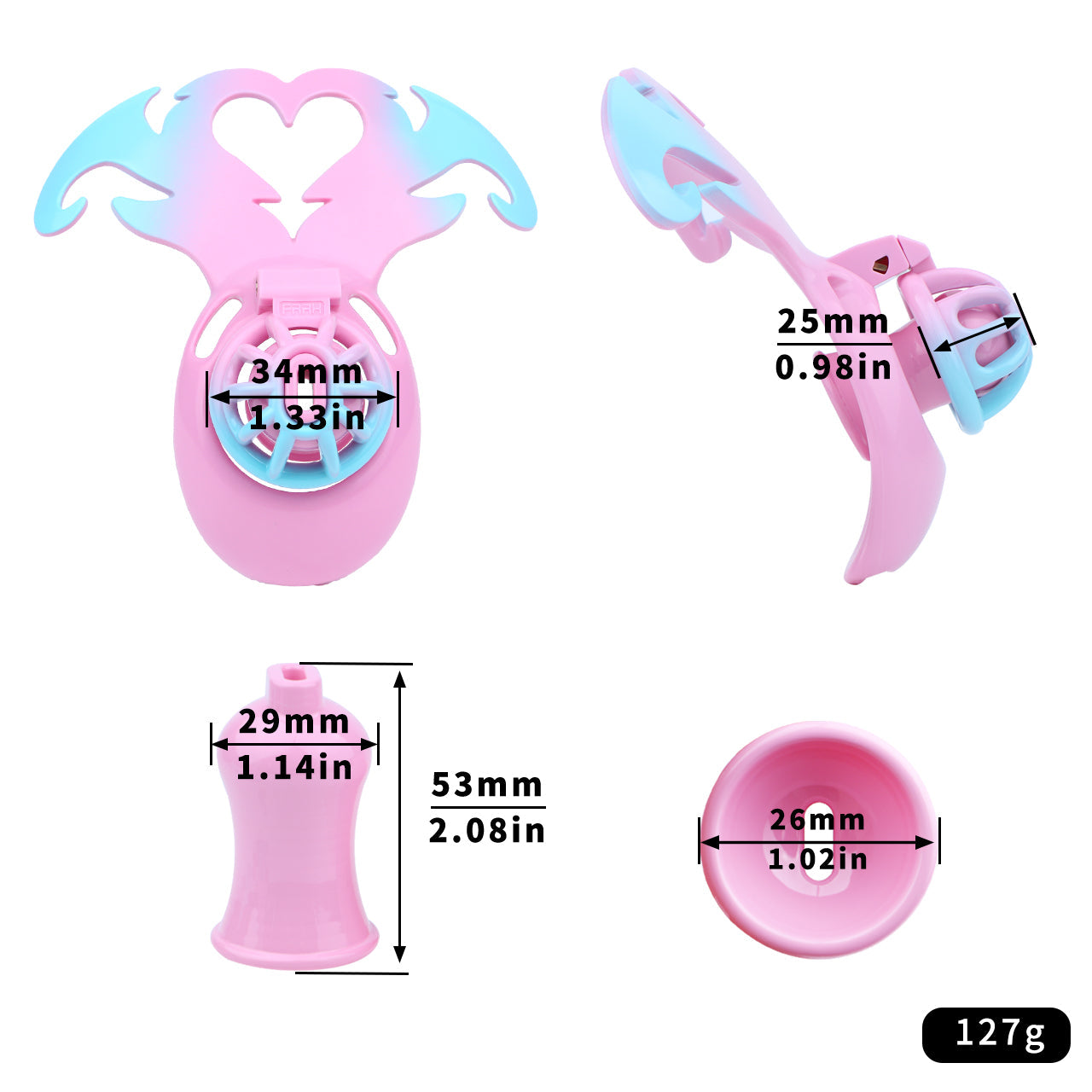 Tiny Demon Negative Penis Cage