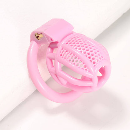 Mini Honeycomb Chastity Device With 4 Ring