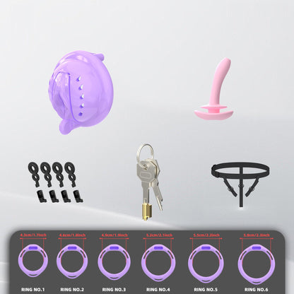 Mini Soft Silicone Pussy Cock Cage 7