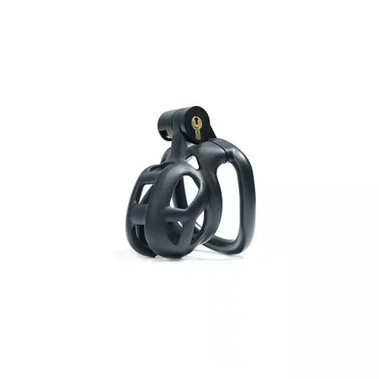 New Upgraded Nub Black Cobra Male Chastity Cage