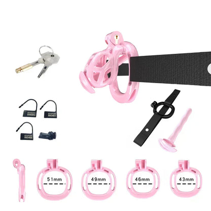 Cobra Chastity Set With Belt