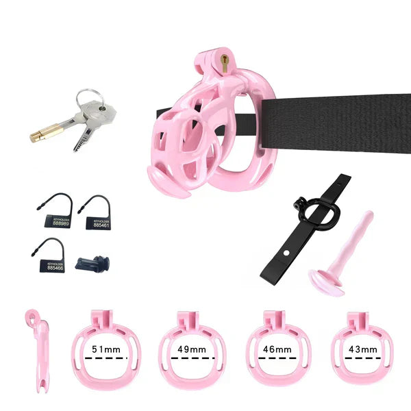 Cobra Chastity Set With Belt