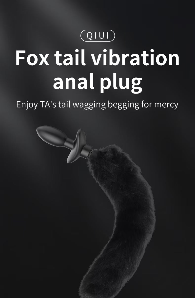 QIUI Shake Tail Shock Butt Plug Remotely