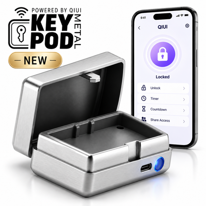 QIUI Metal Key Pod Auto-Unlocking Key Box