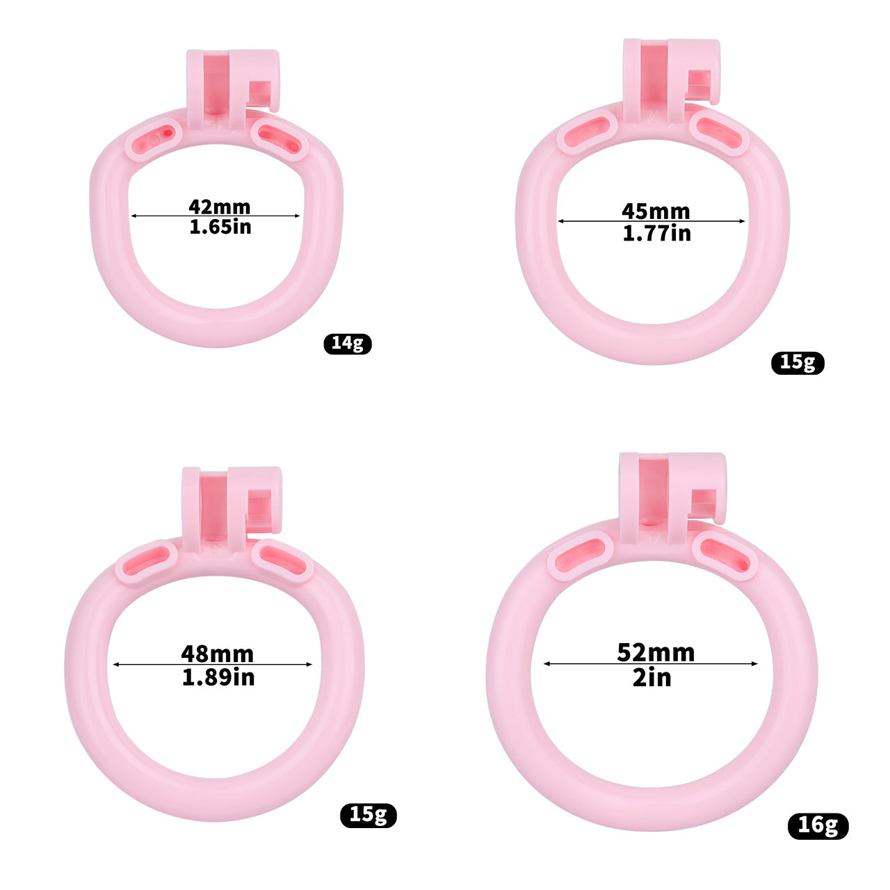 Realistic Clitoris Chastity Cage - 14