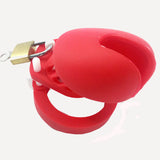 CB6000S Silicone Chastity Cage Red