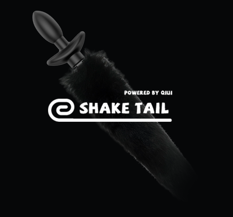 QIUI Shake Tail Shock Butt Plug Remotely
