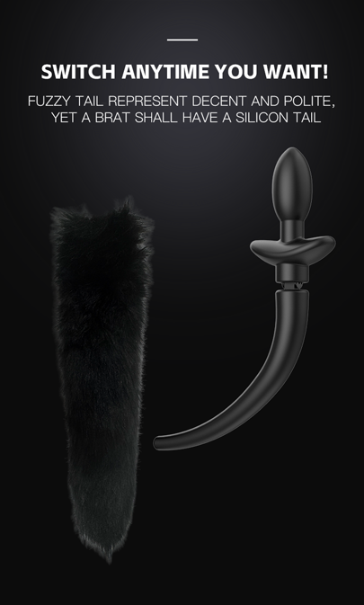 QIUI Shake Tail Shock Butt Plug Remotely