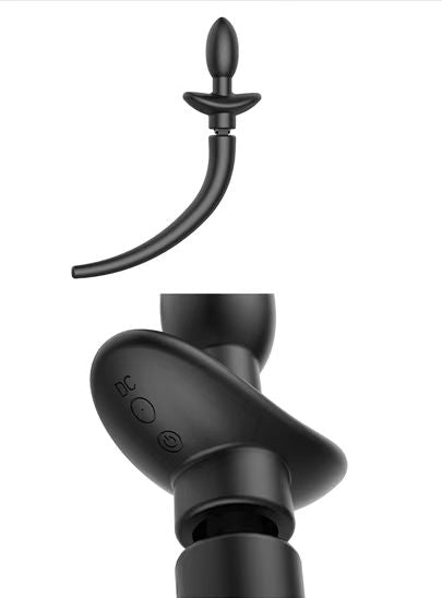 QIUI Shake Tail Shock Butt Plug Remotely
