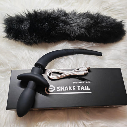 QIUI Shake Tail Shock Butt Plug Remotely