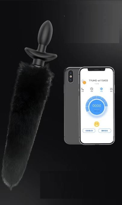 QIUI Shake Tail Shock Butt Plug Remotely