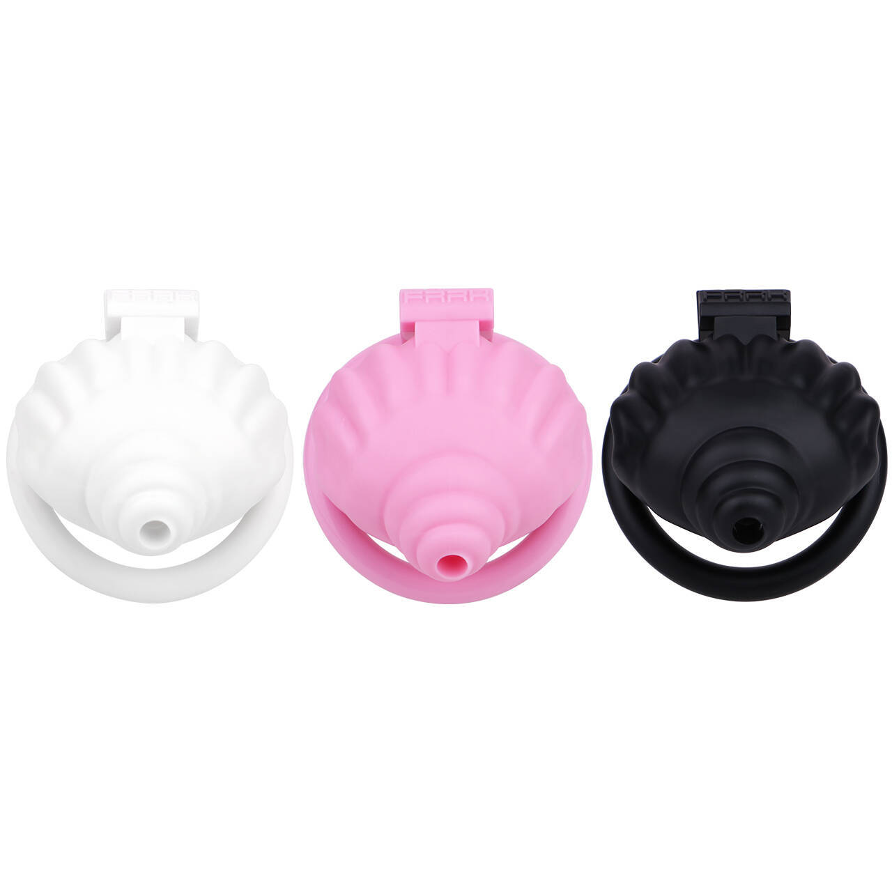 Shell Shaped Sissy Chastity Cage