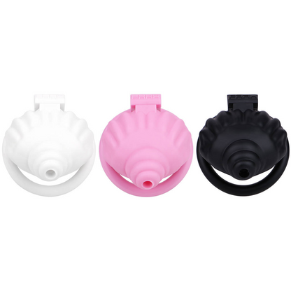 Shell Shaped Sissy Chastity Cage