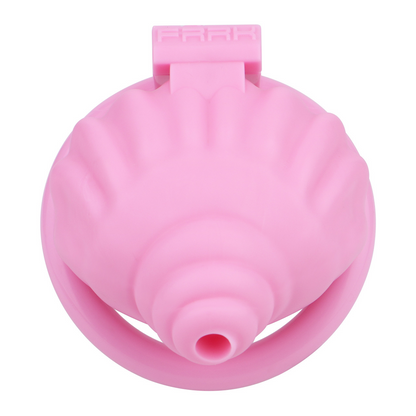 Shell Shaped Sissy Chastity Cage