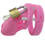 CB6000S Silicone Chastity Cage Perverse Pink