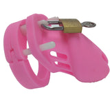 CB6000S Silicone Chastity Cage Perverse Pink