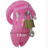 CB6000S Silicone Chastity Cage Perverse Pink