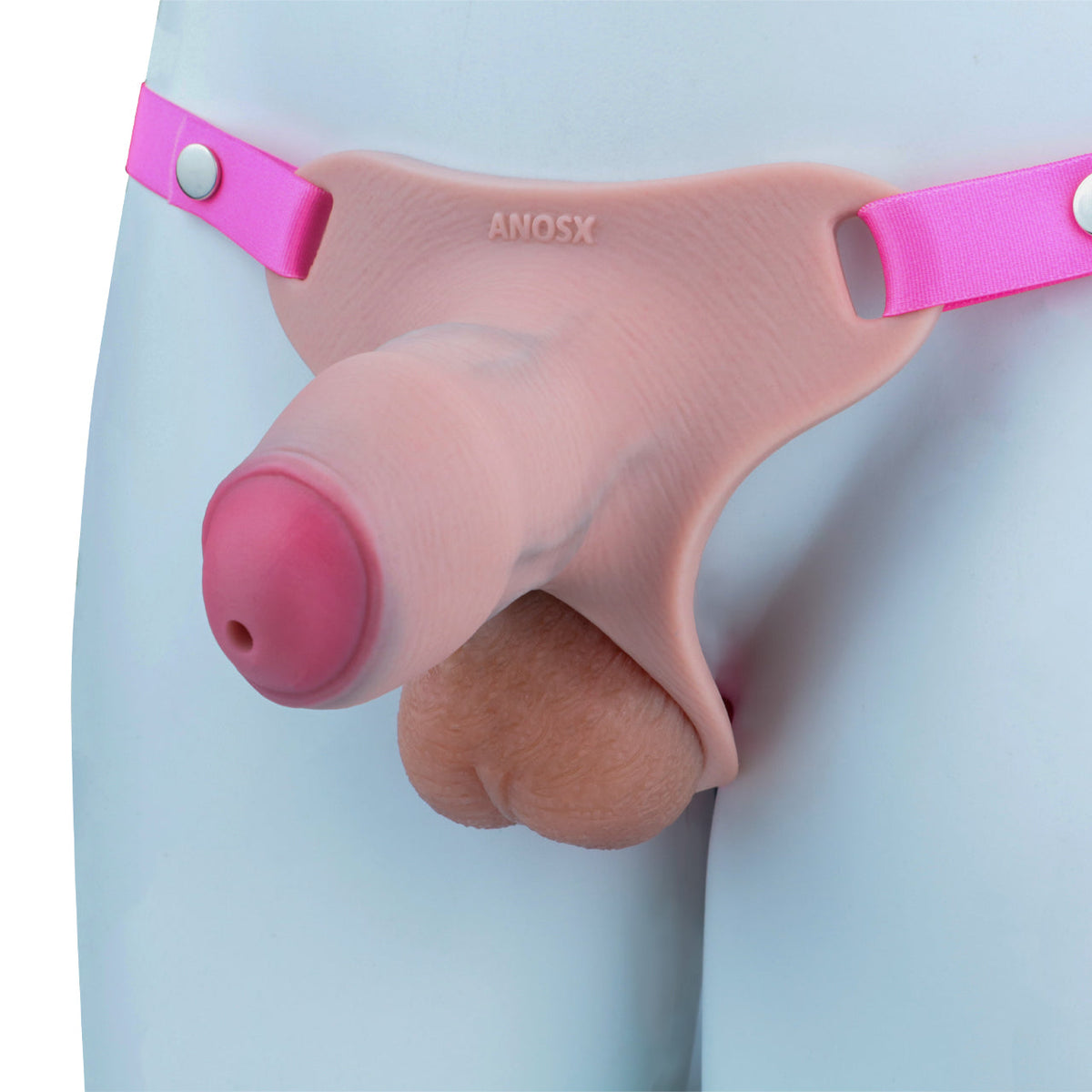 Silicone Real Dildo Wearable Chastity Device 3