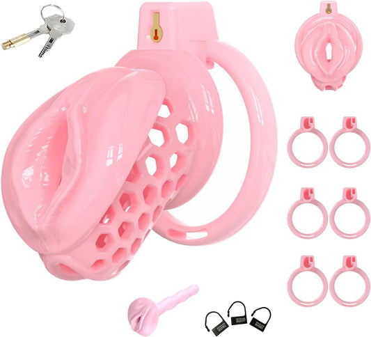 Soft Silicone Sissy Penis Cage