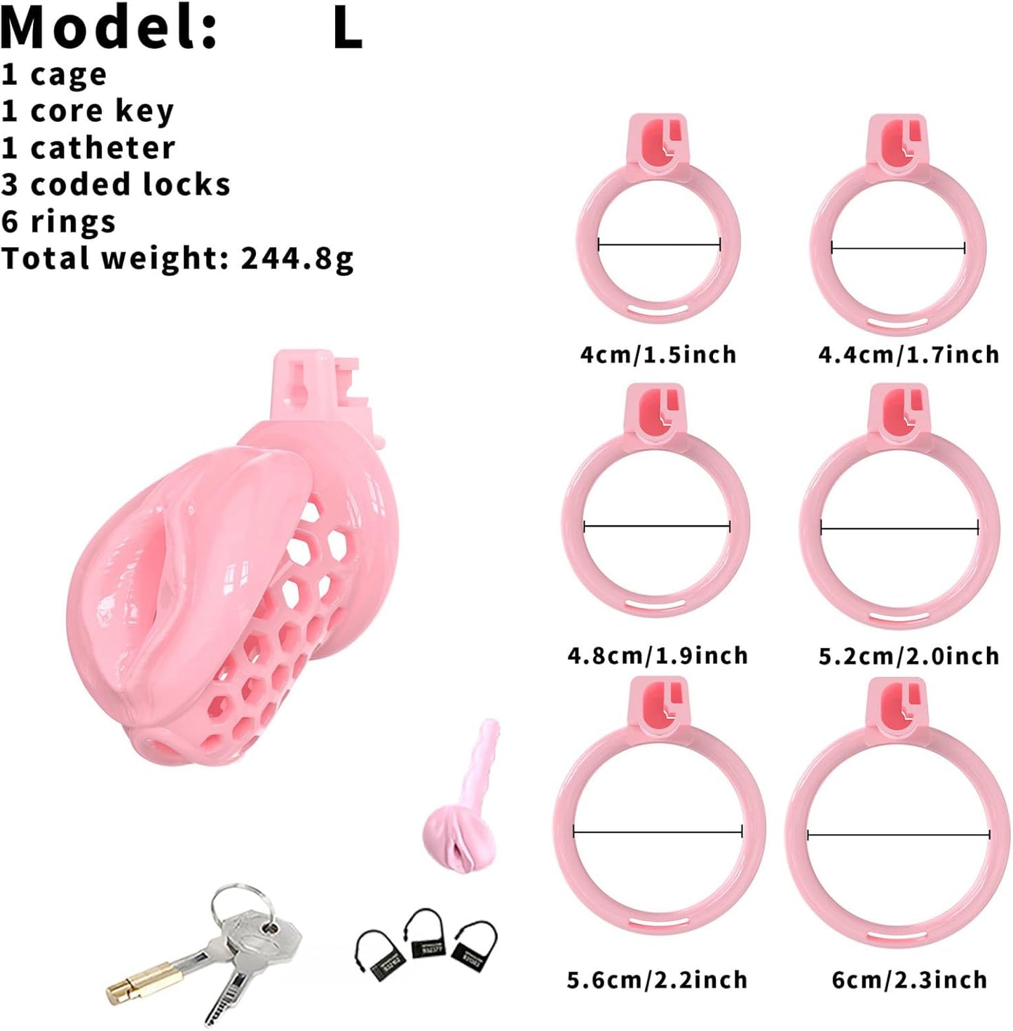 Soft Silicone Sissy Penis Cage