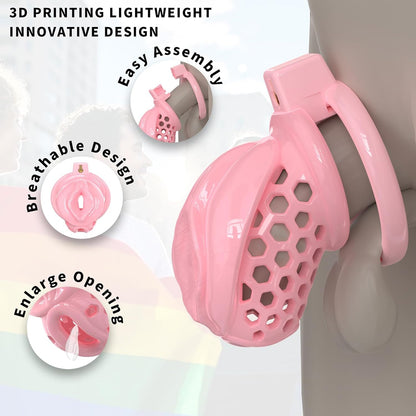 Soft Silicone Sissy Penis Cage