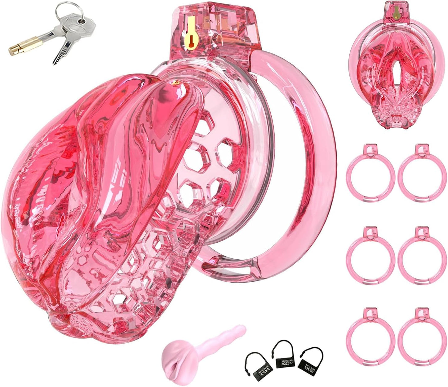 Soft Silicone Sissy Penis Cage