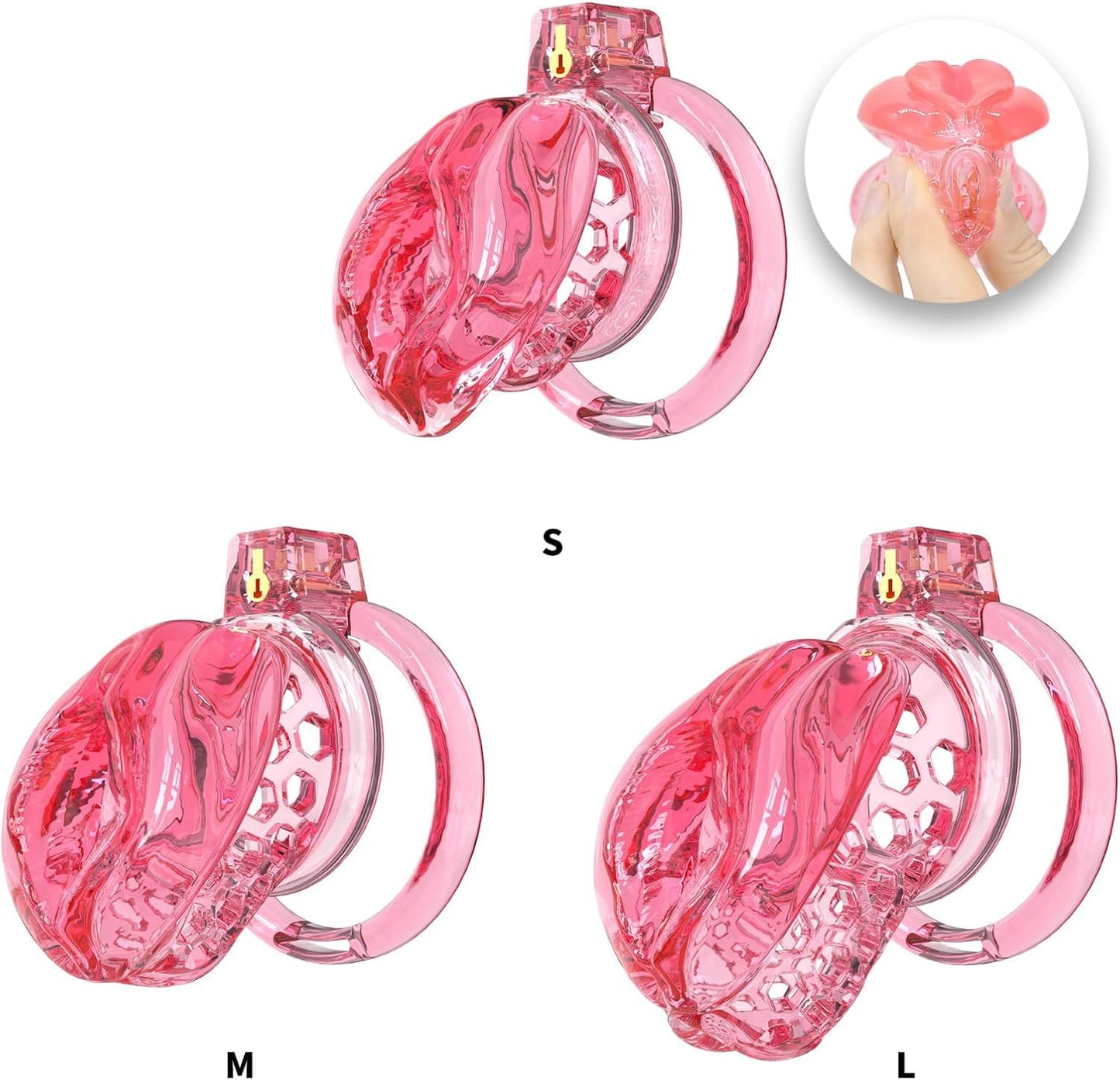 Soft Silicone Sissy Penis Cage