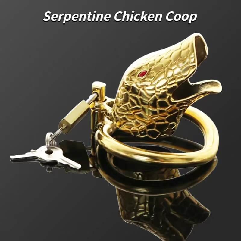 Schlangen-Penisschloss für männliche Keuschheit