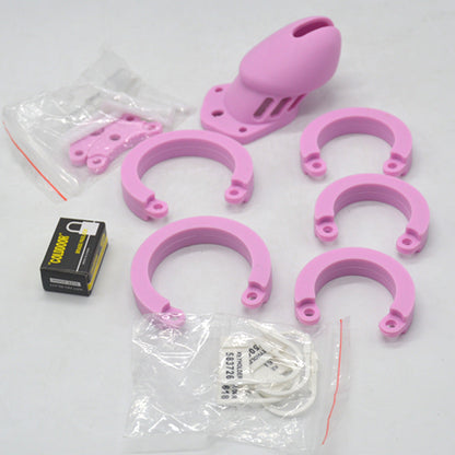 CB6000S Silicone Chastity Cage Pink