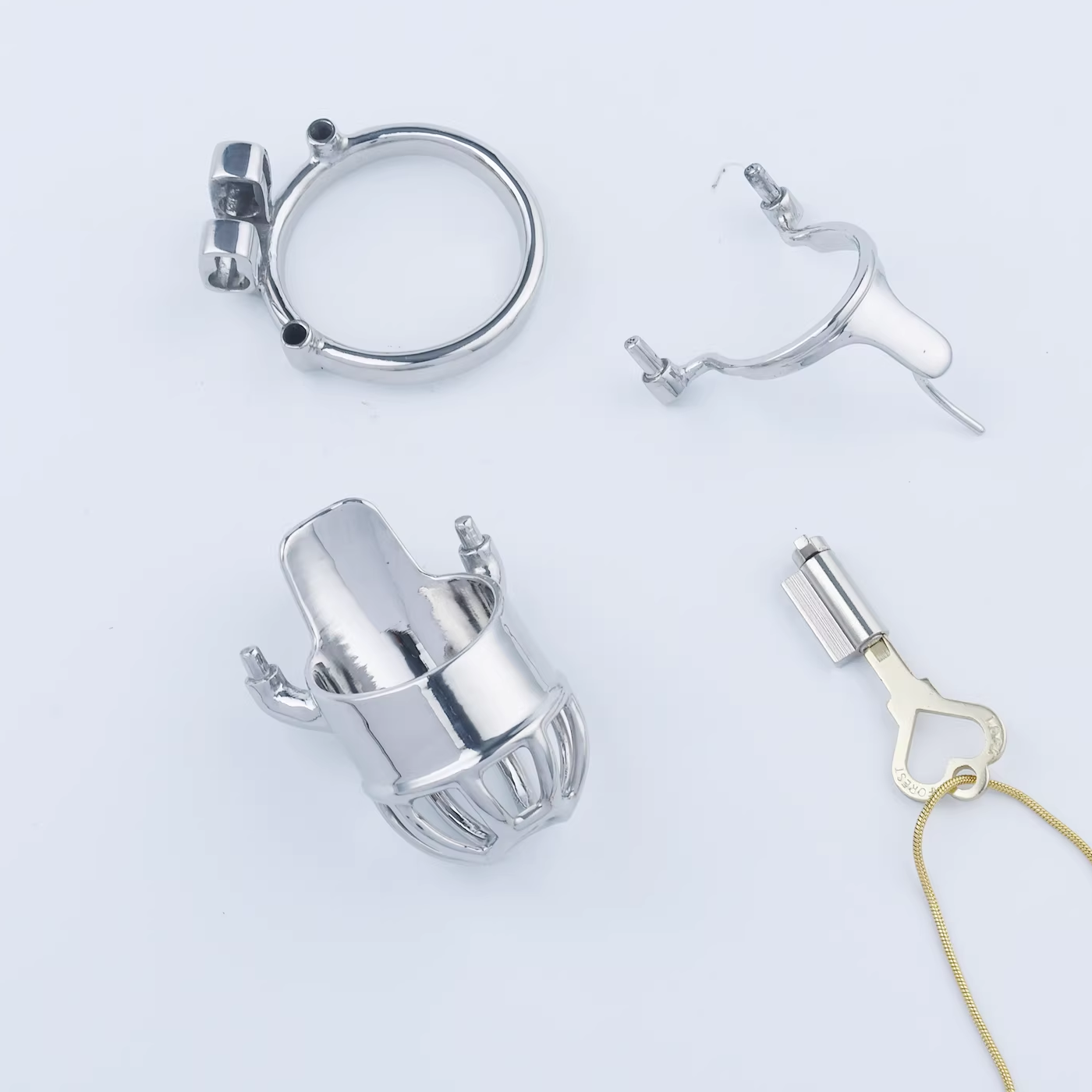 Bespoke Steel PA Chastity Cage